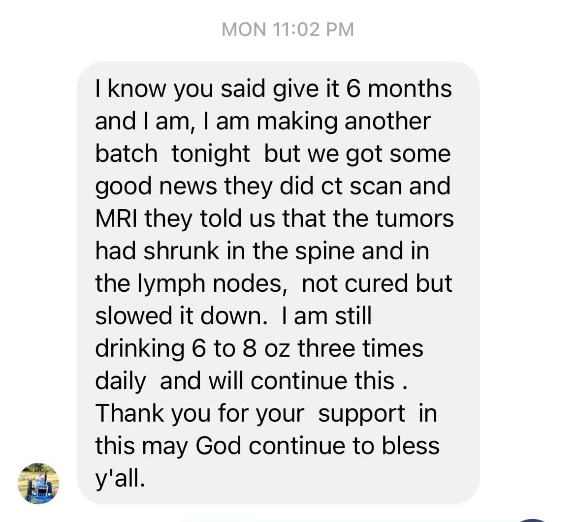 Take a moment to read this essiac testimony. essiac testimony